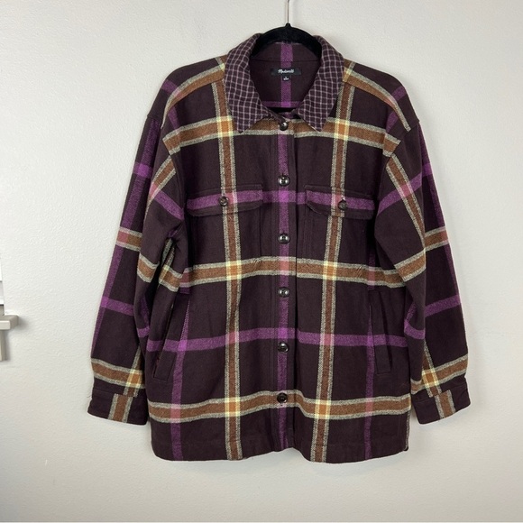 Madewell Rigby Plaid Shirt-Jacket - Picture 2 of 6